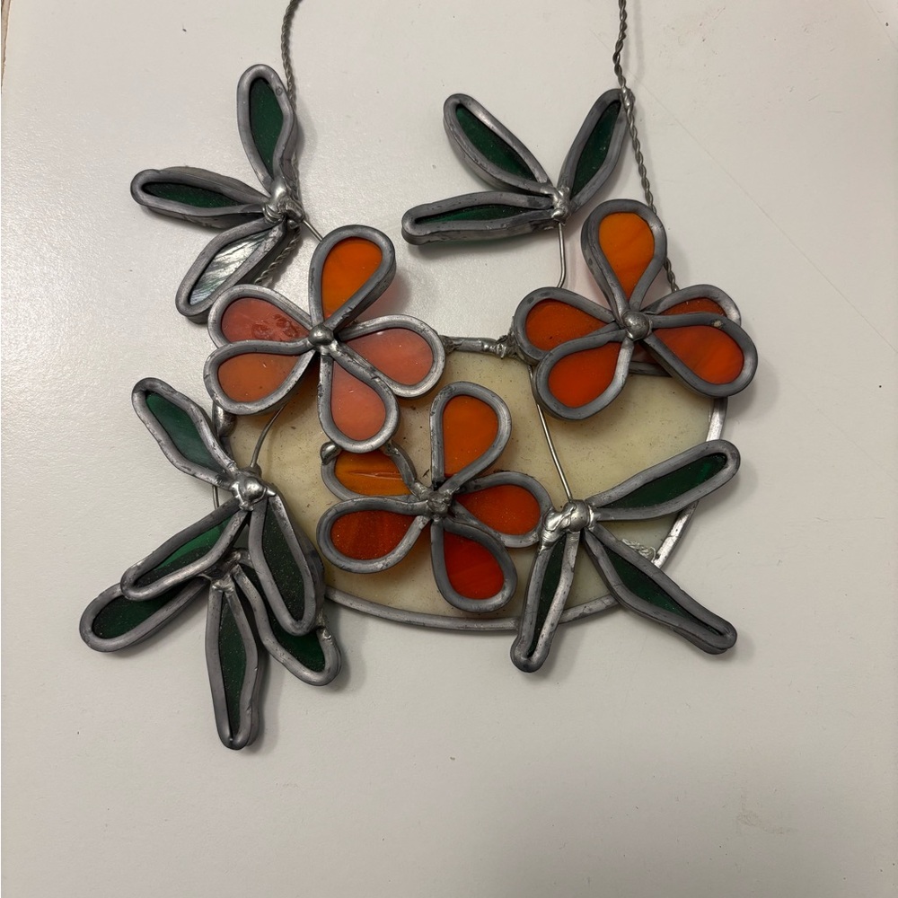 Handcrafted Stained Glass Window / wall hanging